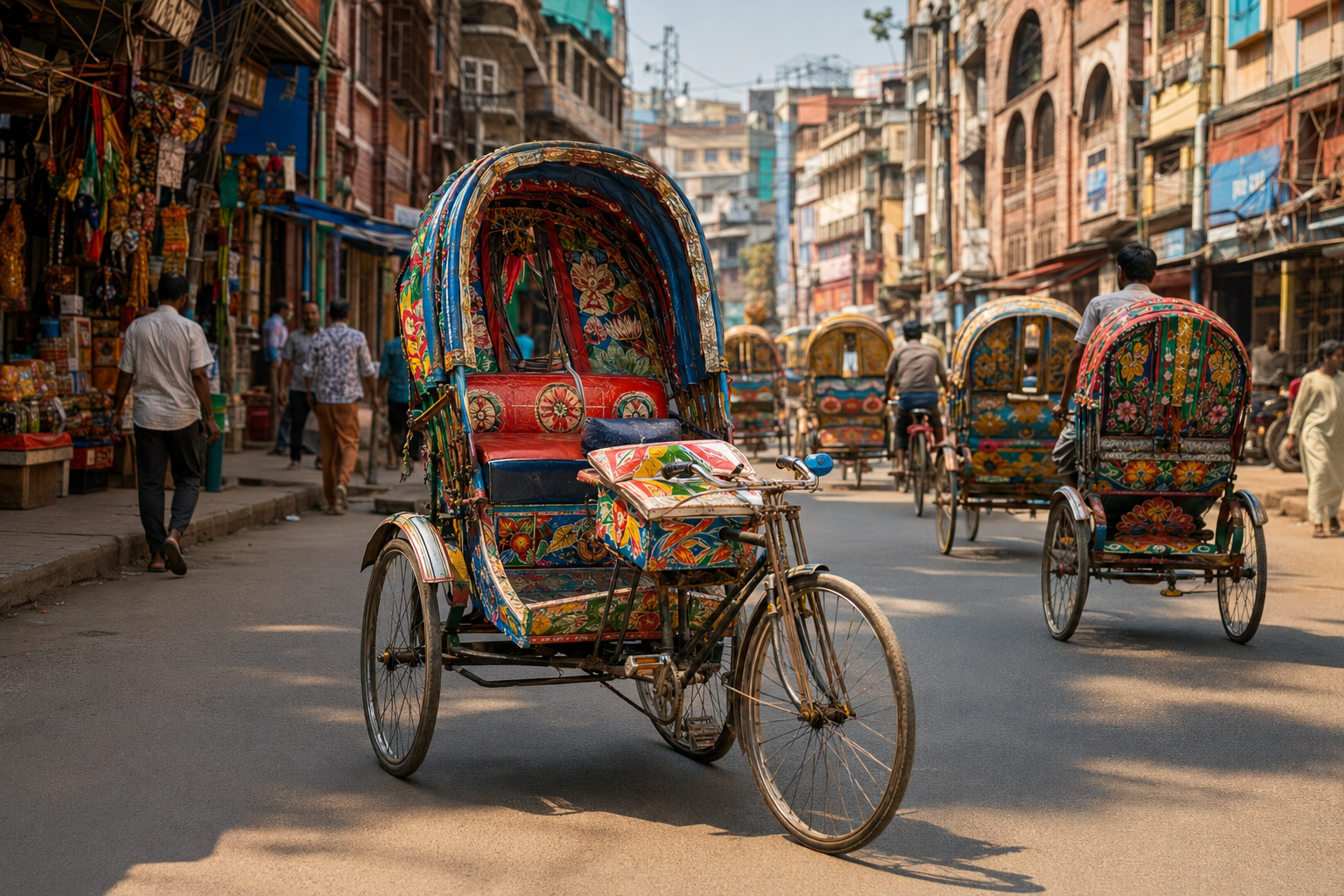 Rickshaw ride through Old Dhaka